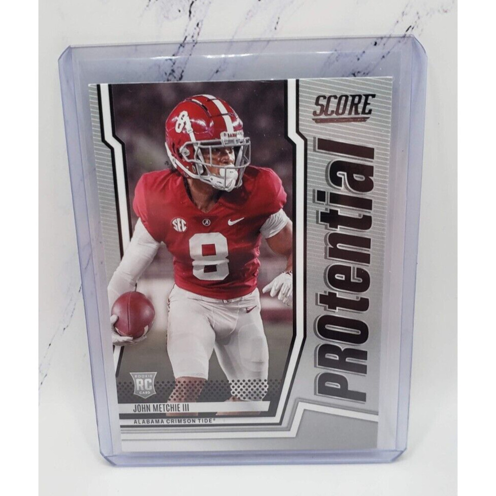 2022 Panini Score Football - John Metchie III #P-JM Protential Rookie Card RC